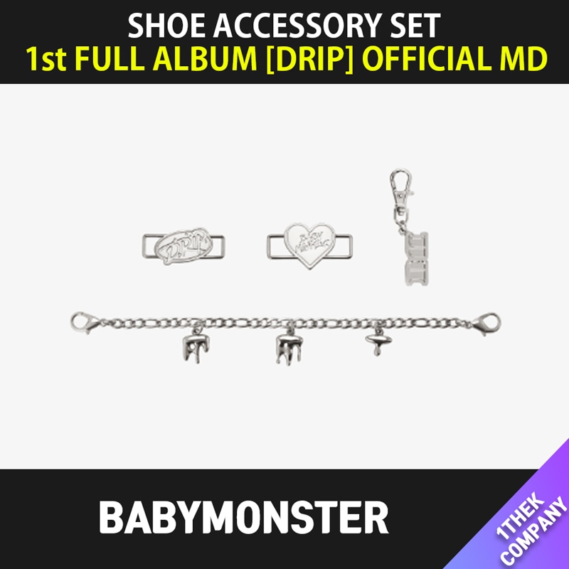 [購入金額特典]（SHOE ACCESSORY SET）BABYMONSTER 1st FULL ALBUM [DRIP] OFFICIAL MD
