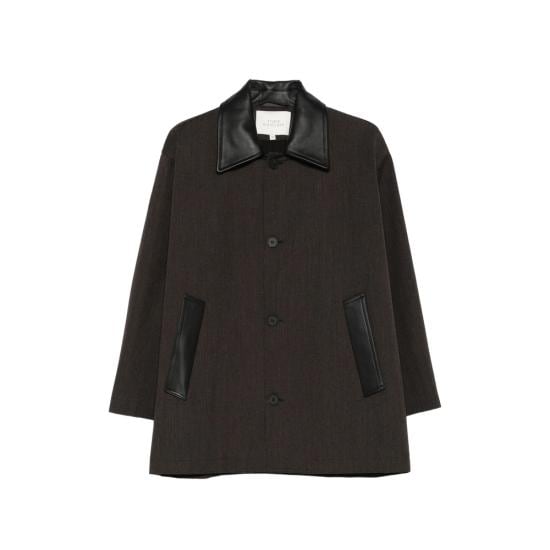 STUDIO NICHOLSON Women Coats SNM 1476 METER BROWN