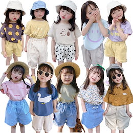 2020夏の新品 韓国ファッション子供服女の子キッズTシャツ /半ズボン /スカート/半袖/ワンピース/ガールズ綿ベビー服