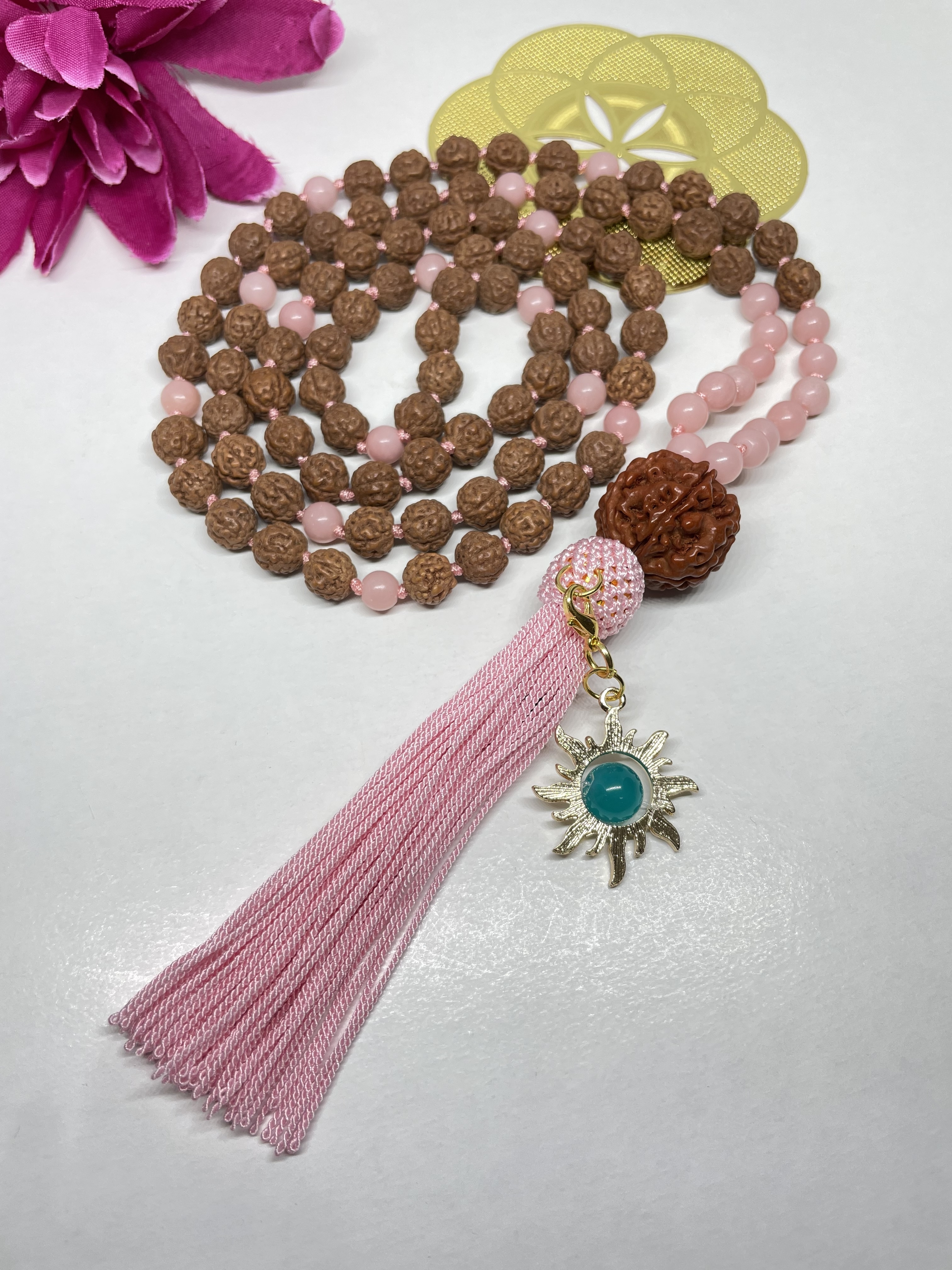 マーラーピンクタルクサンチャームinアイスアマゾナイト