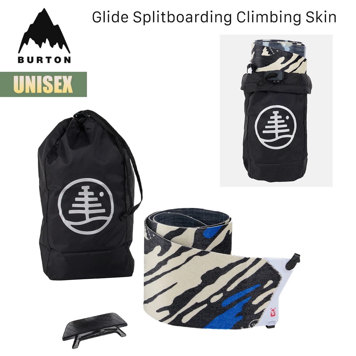 スプリットボード用スキン 25-26 グライド スプリットボード スキン W25JP-243781 Burton Glide Splitboarding Climbing Skin クライミングスキン