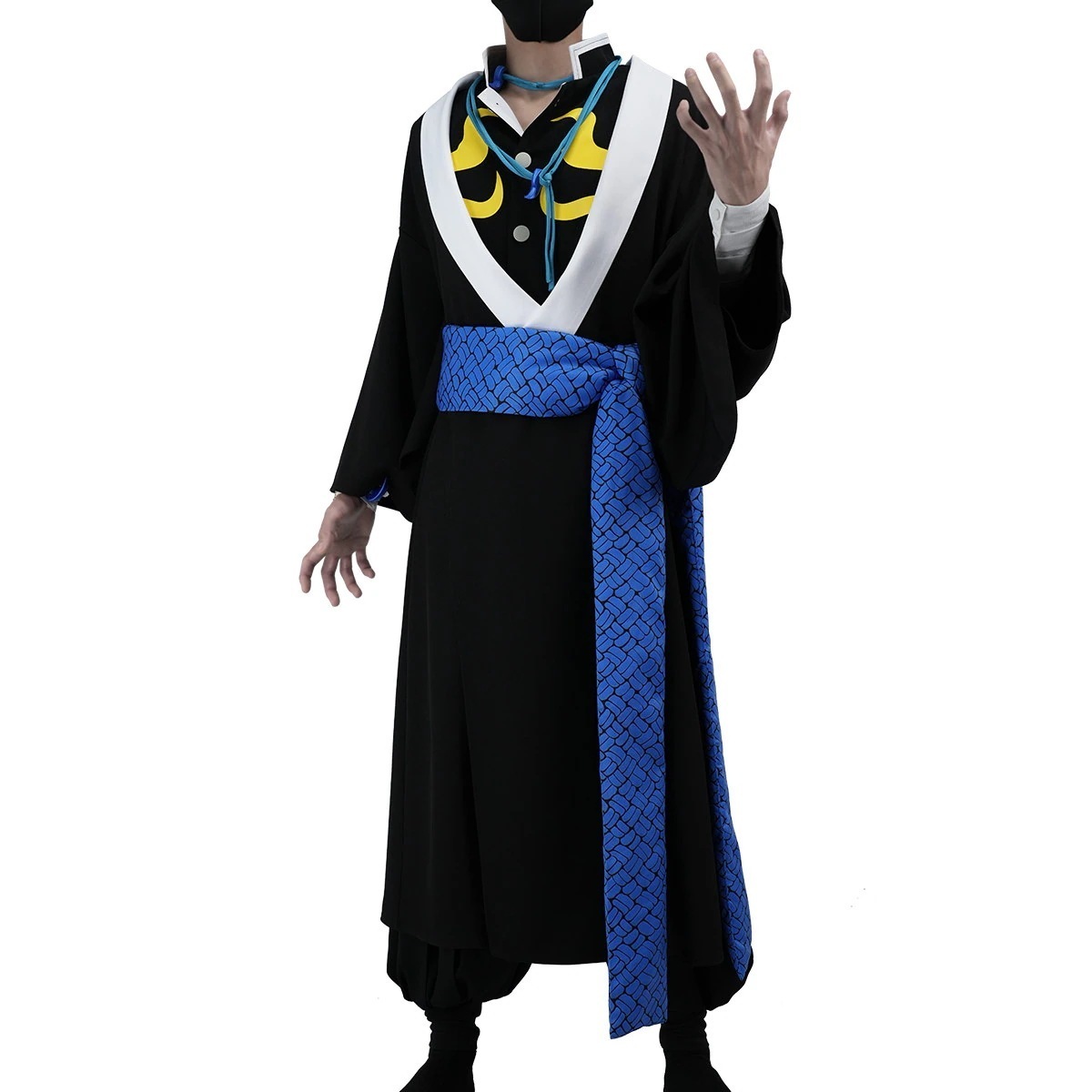 [2026 新作]HOLOUNCOSER 狯岳 上弦の陸 コスプレ 衣装 善逸 師兄 雷の呼吸 C服 フルセット 仮装 ハロウィン アニメ