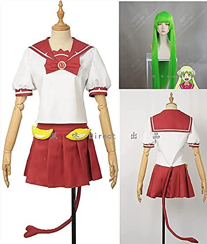 魔入りました!入間くん ウァラククララ コスプレ衣装+靴下 +ウィッグ風