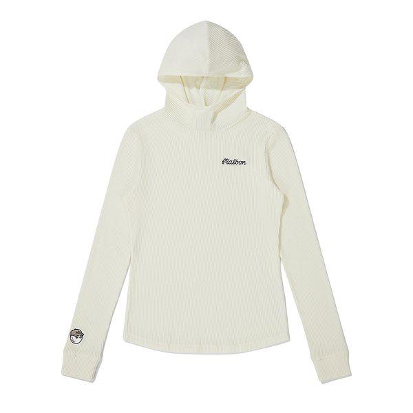 [マルボン公式] 女性フードインナーTシャツ IVORY (WOMAN)