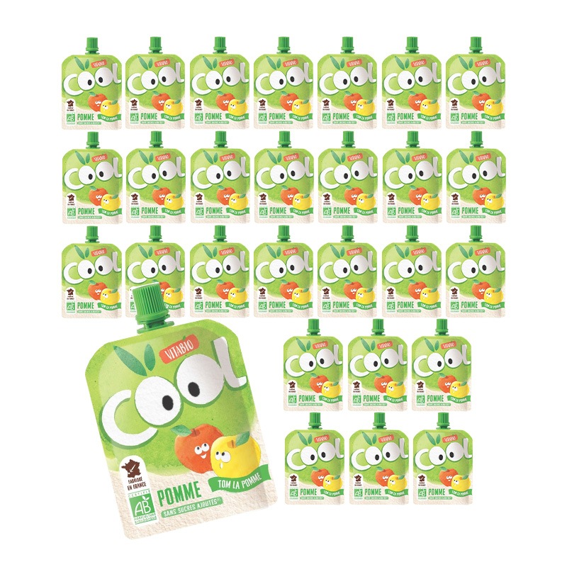 クールフルーツ アップル 90g 28個セット オーガニック フルーツ ダイエット スムージー クールフルーツ 有機野菜 朝食 おやつ
