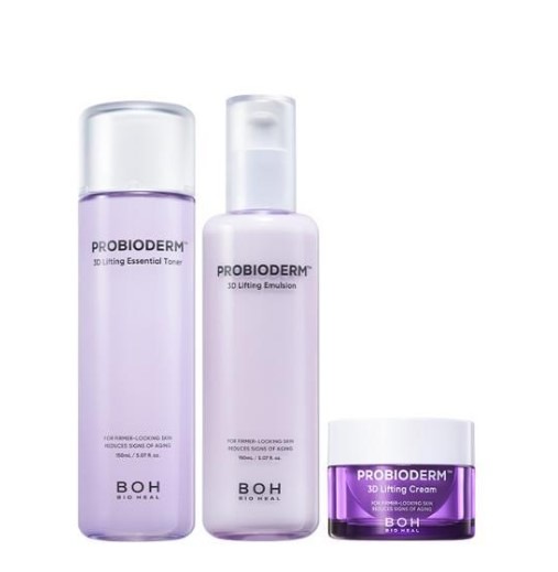 [NEW]プロバイオダーム3Dリフティングスキンケアセット/3Dトナー150ml＆3Dエマルジョン150ml (+プレバイオダム 3D リフティングクリーム 15ml)