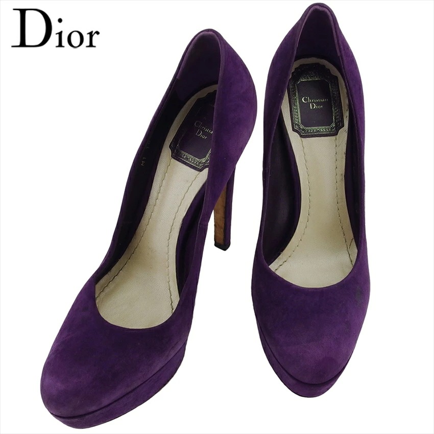 ディオール パンプス シューズ 靴 レディース 36ハーフ プラットフォーム ハイヒール Dior 中古