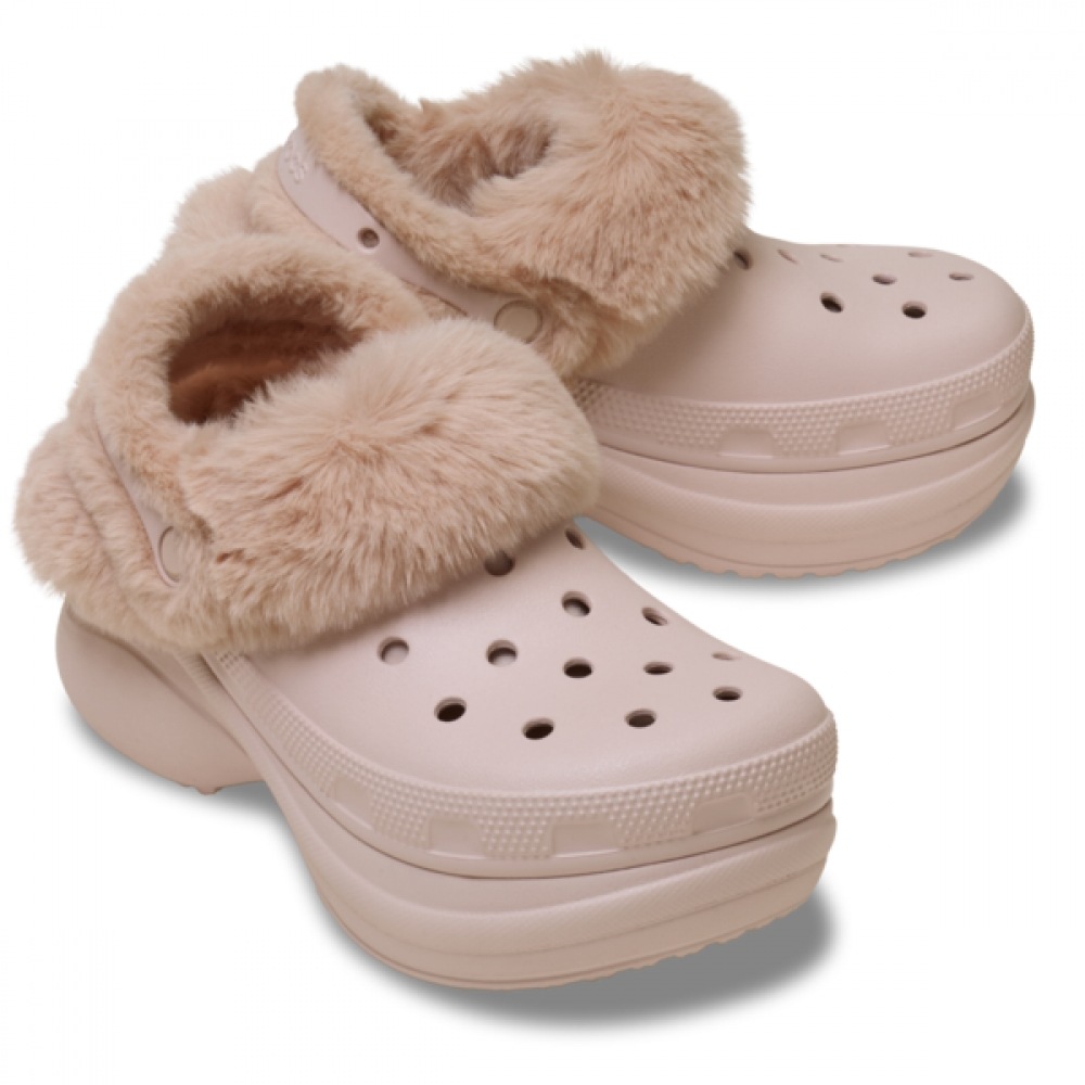 クロックス レディース ベイ ラインド クロッグ 211753-6UR