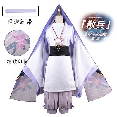 仮装 コスチューム コスプレ衣装 狩衣 流浪者 スカラマシュ 散兵 稲妻城 genshin げんしん 原神 スーツ ハロウィン 2023年新作入荷コスプレ