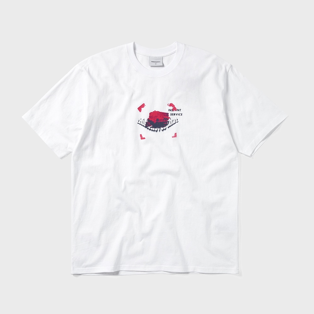 ディスイイズネバーザット スノープラウTシャツ ホワイト