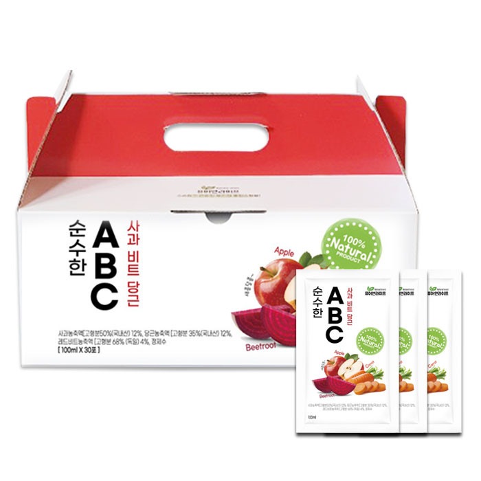 ピュア＆ライフ純粋なABCジュースアップルビットニンジンジュース100mlx30p