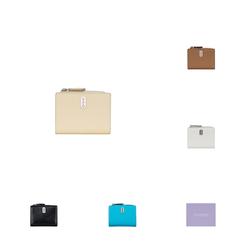 【VUNQUE】 PERFEC FLIP HALF WALLET : 5COLORS