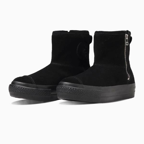 オールスター PLTS BT Z ハイカット レディース SUEDE PLTS BOOTS Z HI ブラック 厚底 スニーカー