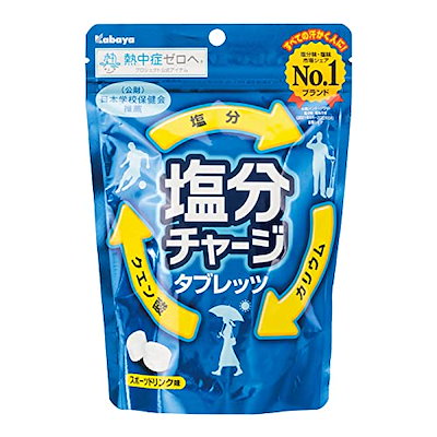 他サイト： カバヤ食品 塩分チャージタブレッツ スポーツドリンク 81g ×6袋の商品画像
