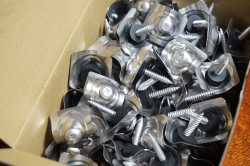 木下地用波板ビス5×35【32波用100本入】ポリカ・ガルバ波板等に使用 (ステン座金)