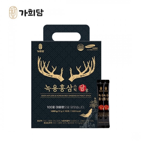 韓国健康食品-緑用紅参スティック塀100包-KFOOD