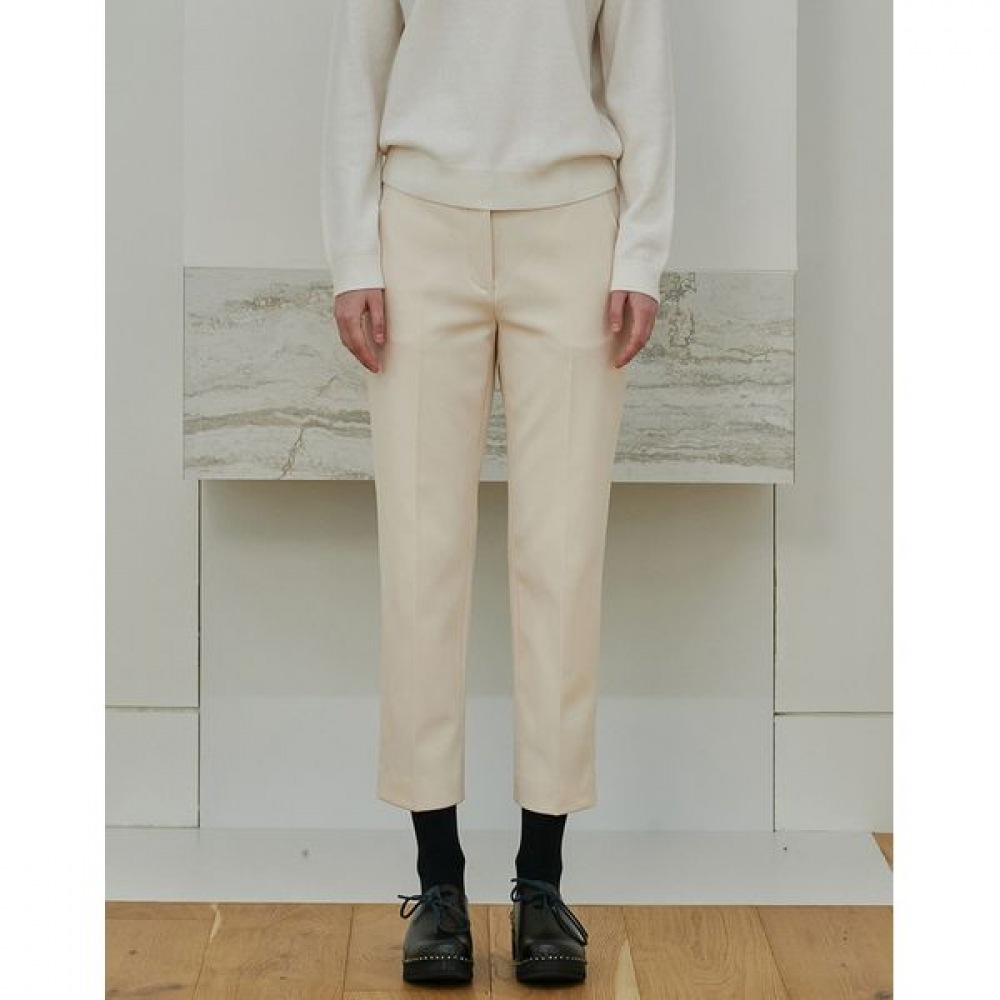[ヘッジスレディース] 24FW アイボリーソリッドパンツ HSPA4DP80IV