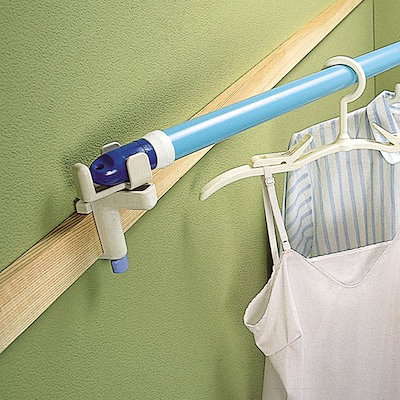 他サイト： ハンガーフック かもいフレンド 竿用 2個組 室内干し用 部屋干し 竿用フック 長押 なげし 鴨居 フック 和室 ネジ式 洗濯 洗濯用品 竿掛けフックの商品画像