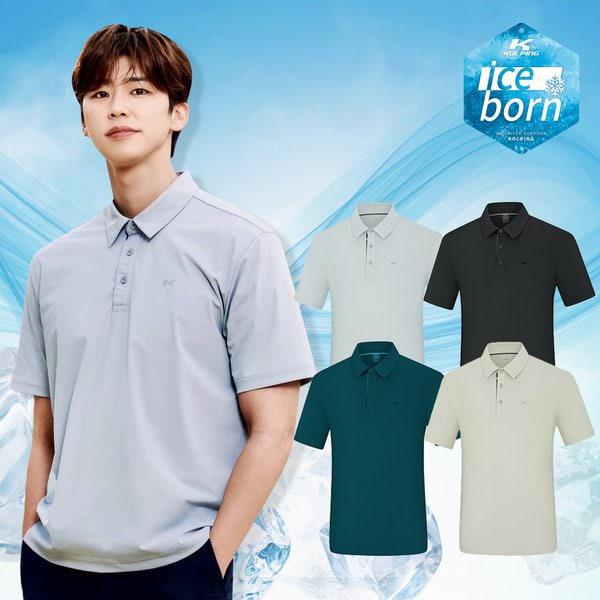 メンズ夏冷感カラークーリング半袖Tシャツ ジェティ(男) KWT4903M