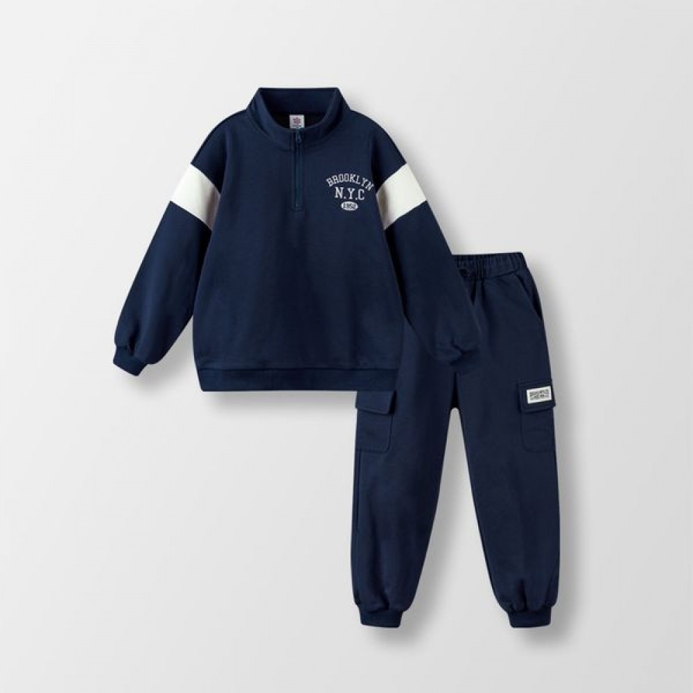 (Walton Kids) ブルックリンセミジップアップトップ&ボトムスーツ 5,054円