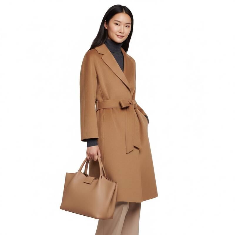 明日到着(全サイズ)24FW マックスマーラ ウールコート アローナ/ビコラ/コラグ/ダントン キャメル ブラック カラメル