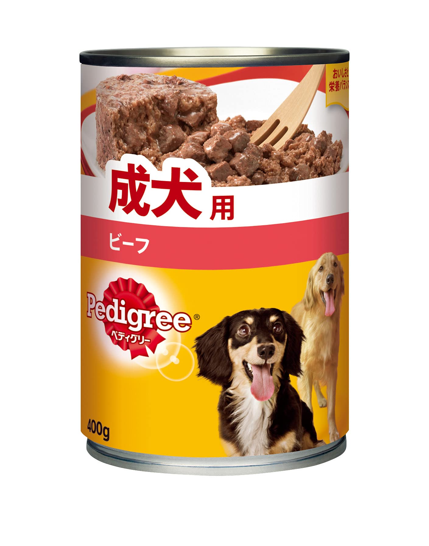ペディグリー 成犬用 ビーフ 400g×24缶入り [ドッグフード・缶詰] 6,488円