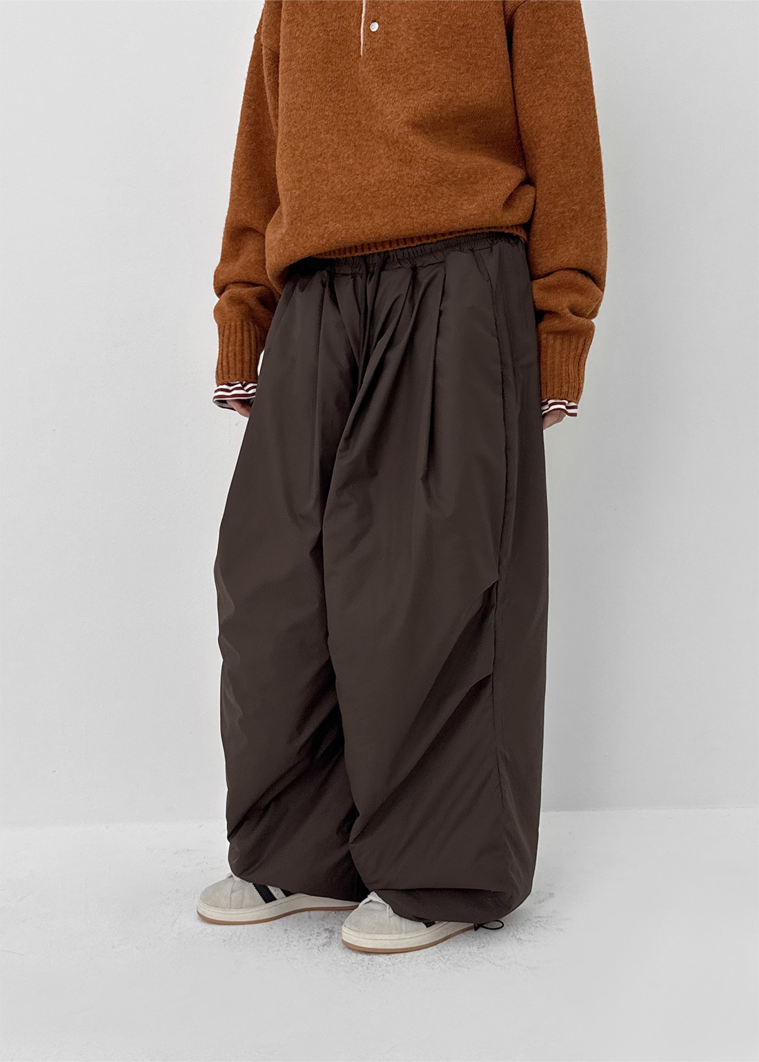 (UNISEX) タトリン パラシュート パッド入り バンドパンツ 2オンス
