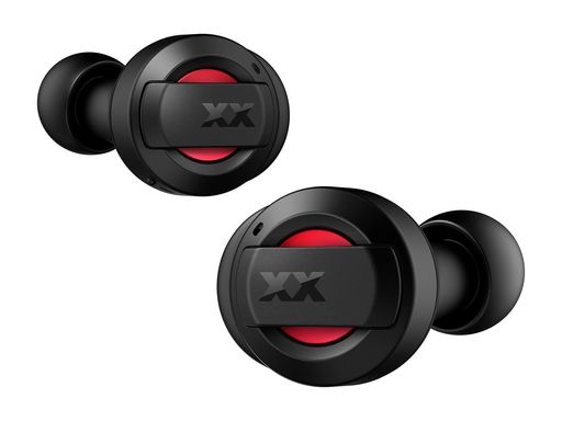 JVCケンウッド JVC HA-XC72T-RA ワイヤレスイヤホン BLUETOOTH ノイズキャンセリング レッド XXシリーズ 重低音 低遅延 防水 防塵 ステッカー付