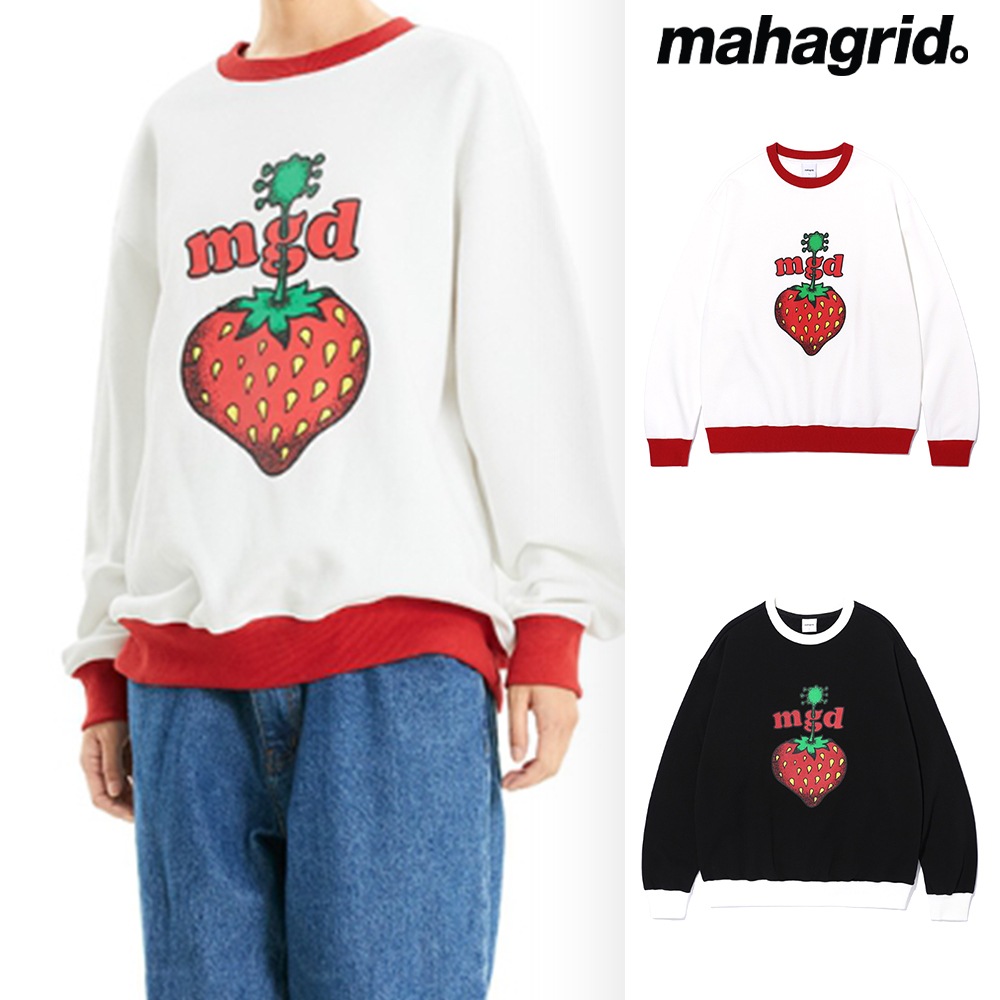 [mahagrid] MGD STRAWBERRY SWEATSHIRT