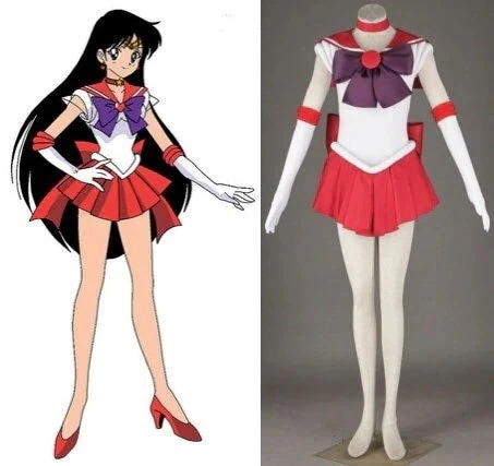 クリスマス服 変装服仮装期間限定30％ アニメコスプレ衣装 美少女戦士セーラームーン ハロウィン コスチューム コスプレ衣装 火野レイ風パーティーイベント用品コスプレ変装仮装