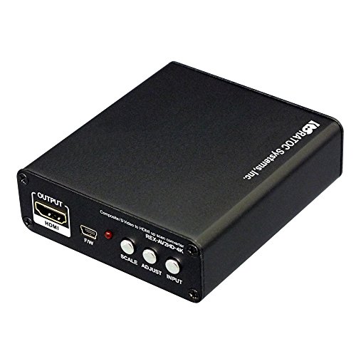 ラトックシステム 4K対応 コンポジット/Sビデオ to HDMIアップスキャンコンバーター REX-AV2HD-4K