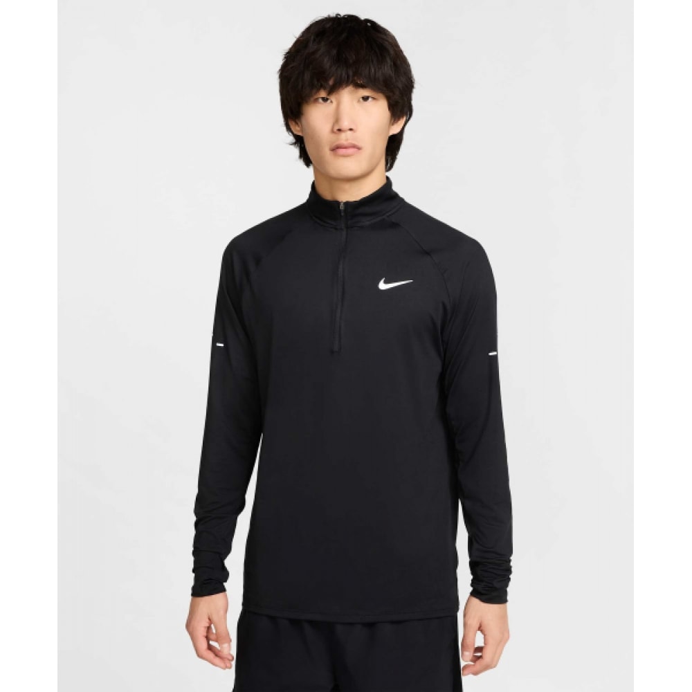 NIKE ストライド ドライフィット クォータージップ ランニングトップ M - ブラック / HV2181-010