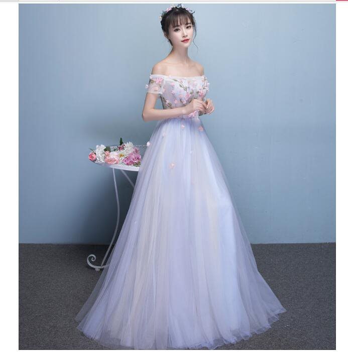 オフショルダー 花柄 上品なデザイン レースワンピース パーティードレス 結婚式 二次会 同窓会 入