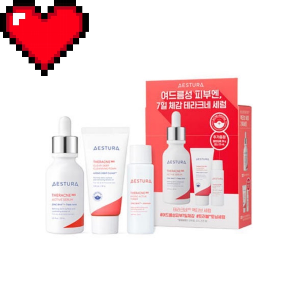 [企画][セラム30mL+クレンジングフォーム30g+トナー25mL]テラクネ365 アクティブ セラム 企画セット///韓国コスメ/人気化粧品/韓国人気/水分/保湿/鎮静/低刺激/敏感肌/スキンケア