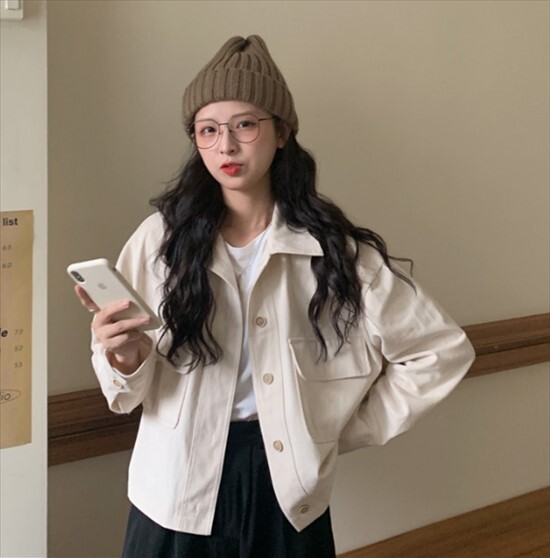 コート 日焼け防止 UVカット 日焼け止め 紫外線対策 ショートジャケット トップス 襟あり ショート丈 長袖 前開き ボタン シングルブレスト かわいい きれいめ 大人可愛い 上品 おしゃれ