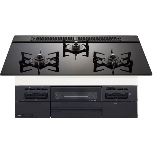 N3WV6RWTP1-LP Fami (ファミ) ビルトインガスコンロ (プロパンガス用・3口・両側強火タイプ・幅60cm)