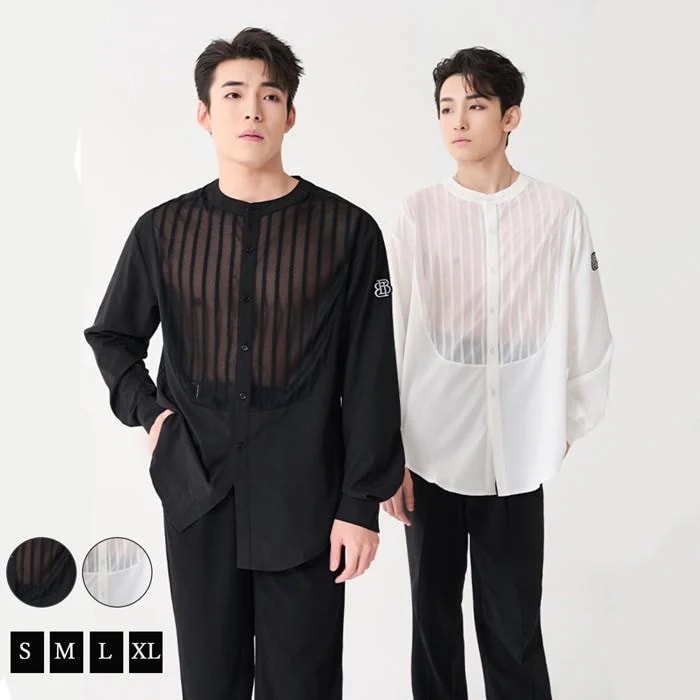 社交ダンス衣装 トップス メンズ ラテン ラテンダンス用シャツ 男性用 ダンス衣装 ダンスウェア 練習着 ワルツ チャチャチャ ルンバ ラテン