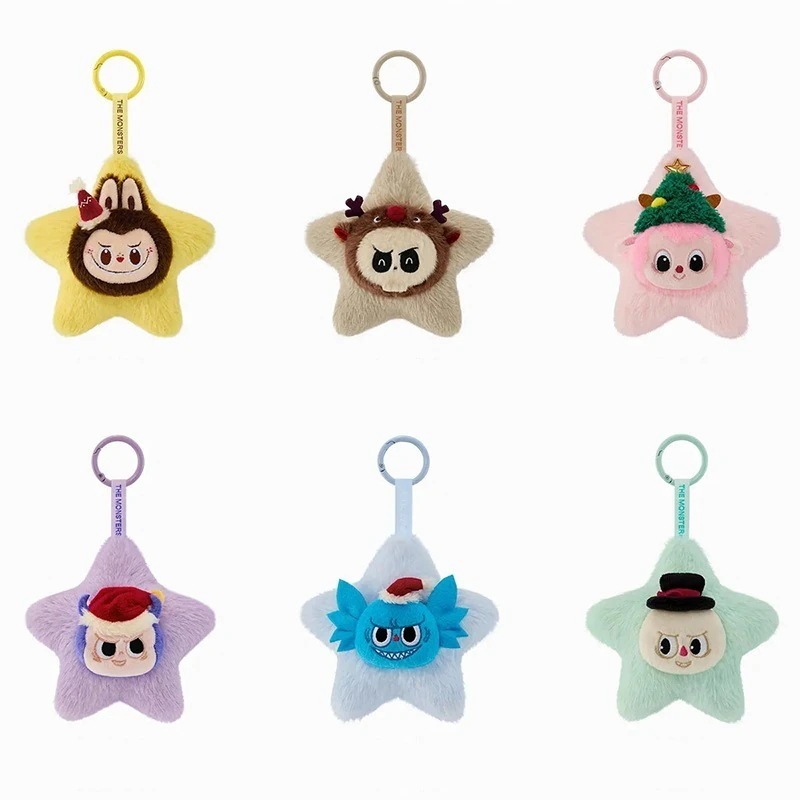 公式正規品POP MART LABUBU THE MONSTERS Sparkly Plush Pendant らふぶ 光沢のあるぬいぐるみペンダント LEDライト ガチャポン ブラインドボックス