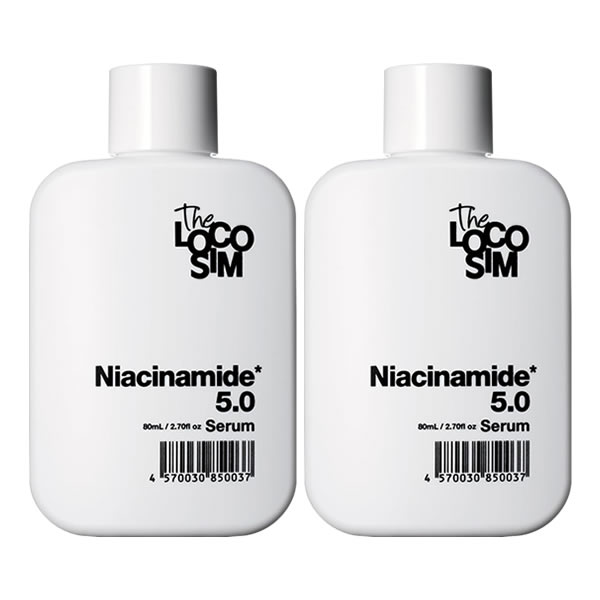 ザ ロコシム ナイアシンアミド 5.0 美容液 2本 ヒト型セラミド ナノカプセル エイジングケア 肌荒れ 毛穴 乾燥 潤い さまざまな角度から美肌へアプローチ！