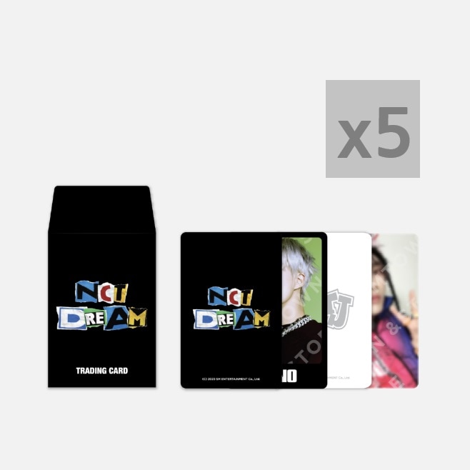 NCT DREAM RANDOM TRADING CARD SET [B ver.] 5個 - DREAM Agit : Lets get down