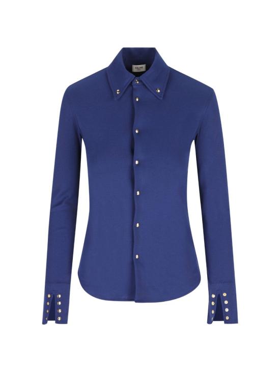 CELINE Women Shirts RC0E1507Z 07OE Blue