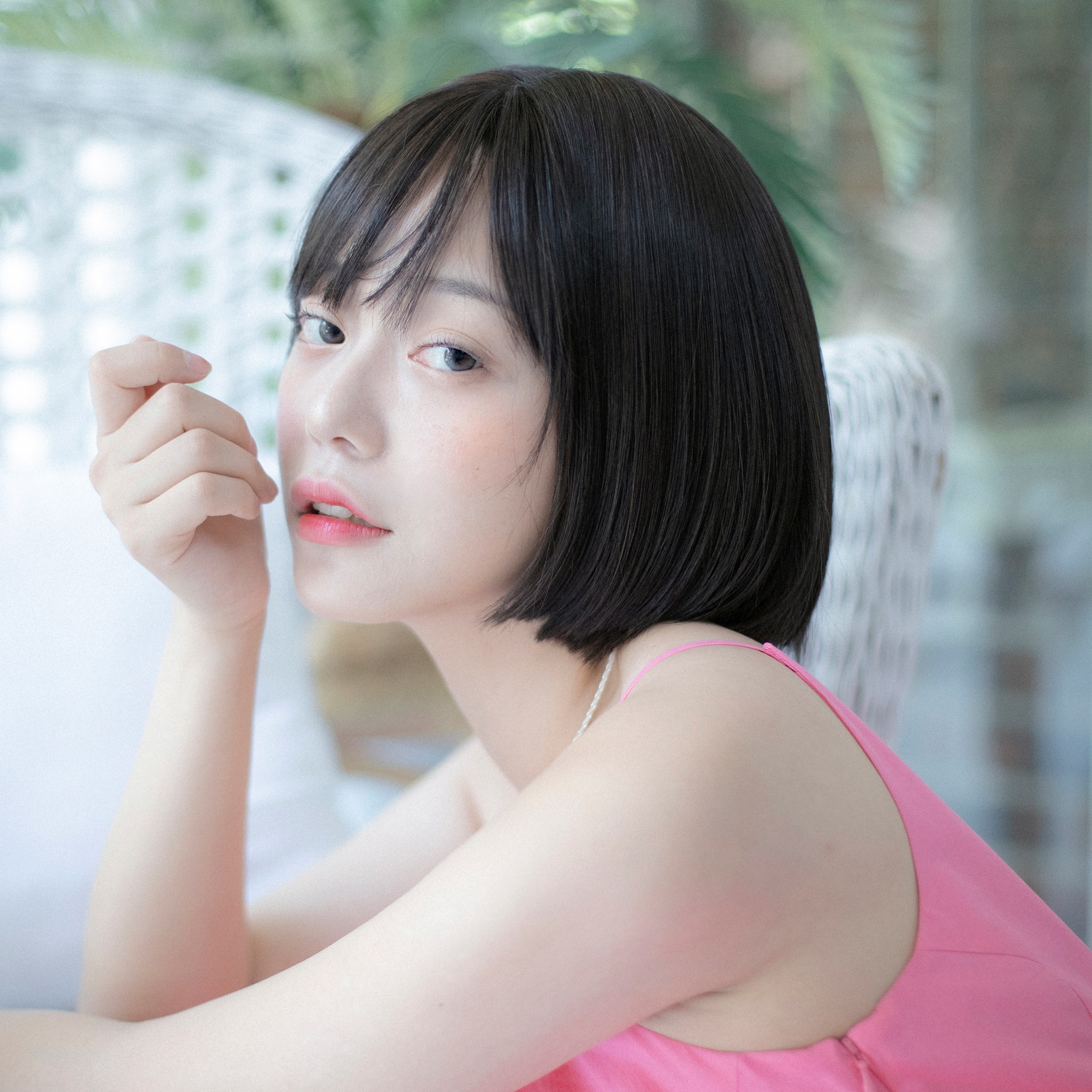 My Honey BOB マグ・ミーマイハニーボブ・ダークブラウン　韓国ウィッグ・フルウィッグ・フッションウィッグ