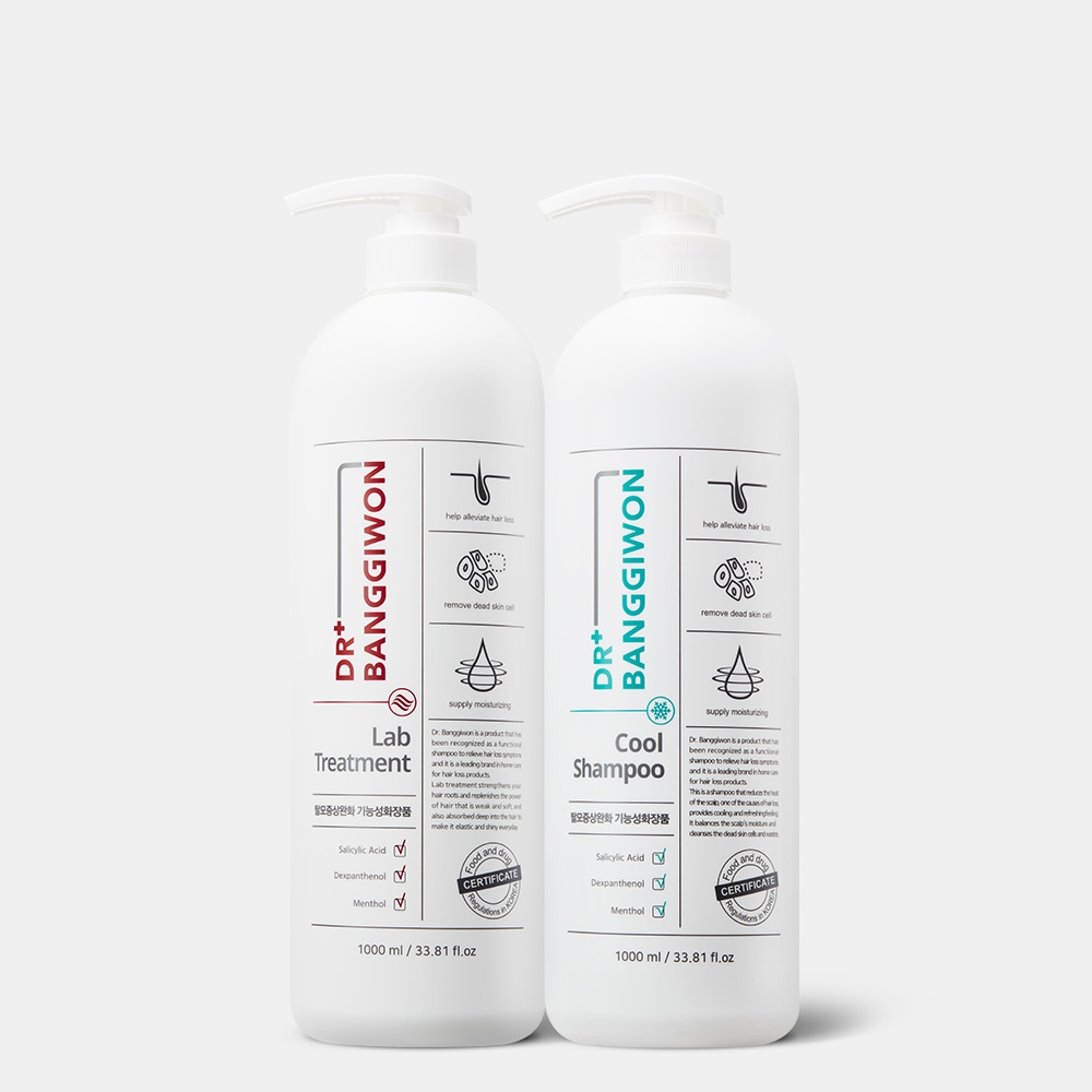 [混合セット]ドクターバンギウォンクールシャンプー1L+ラップトリートメント1L /脱毛緩和フケケア大容量クーリング 8,389円