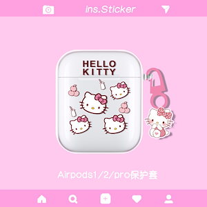 Kitty猫イヤホン保護ケースpro3三可愛アニメ女性無線bluetooth二世代セット