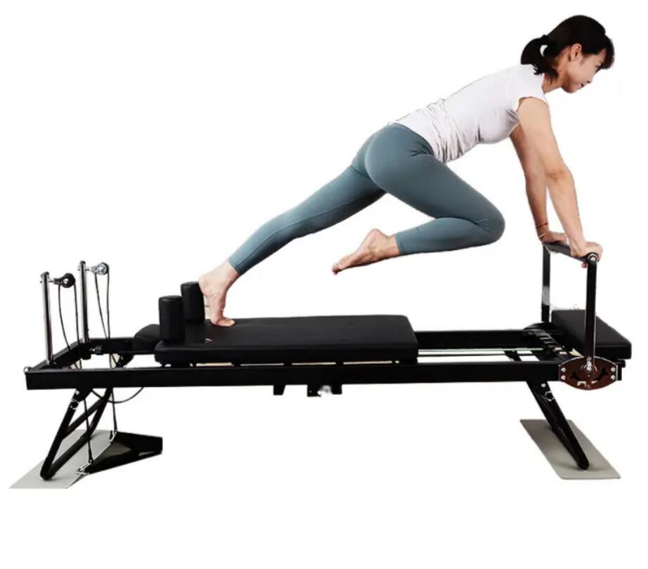ピラティスアジャスタリフォーマー新しい家庭用および商業用フィットネス機器 ジム用折りたたみ式ピラティスマシン