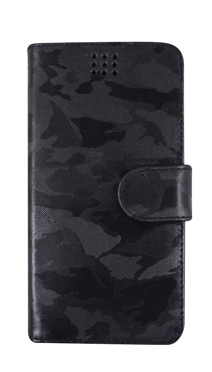 iPhone11 手帳型スマホケース カムフラージュメタリック ガンメタリック