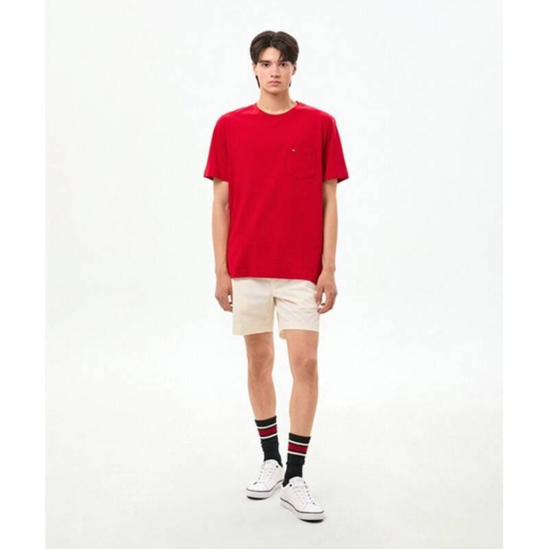 Tommy Hilfiger TOMMY HILFIGER 도버 핏 밴딩 포플린 쇼츠 (T12G3WPQ220MT1Z00) T12G3WPQ220MT1Z00 186772 1787416 T1