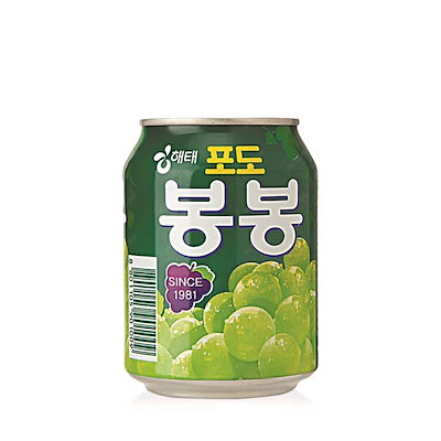ぶどうジュース ぶどうボンボン 238ml 12缶 韓国 ジュ...のサムネイル