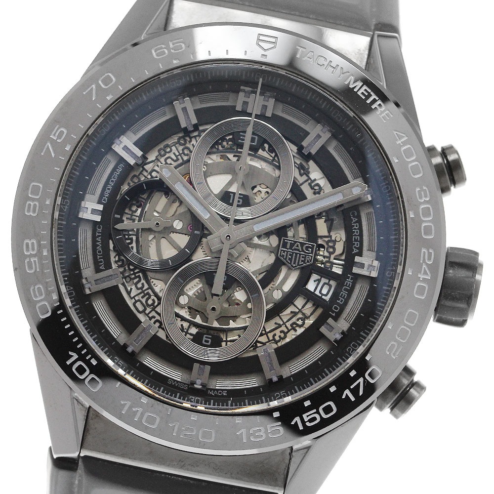 タグホイヤー TAG HEUER CAR2A90 カレラ キャリバー ホイヤー01 自動巻き メンズ 保証書付き_907608【中古】