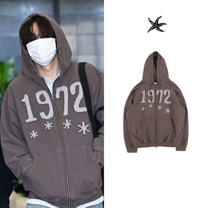 [THE BOYZソンウ着用]THE COLDEST MOMENT/TCM 1972 hooded zip-up